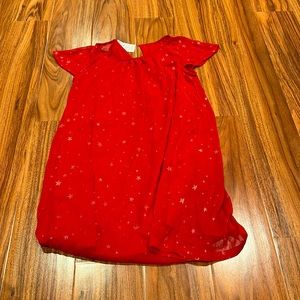 Red Star Dress for Kids